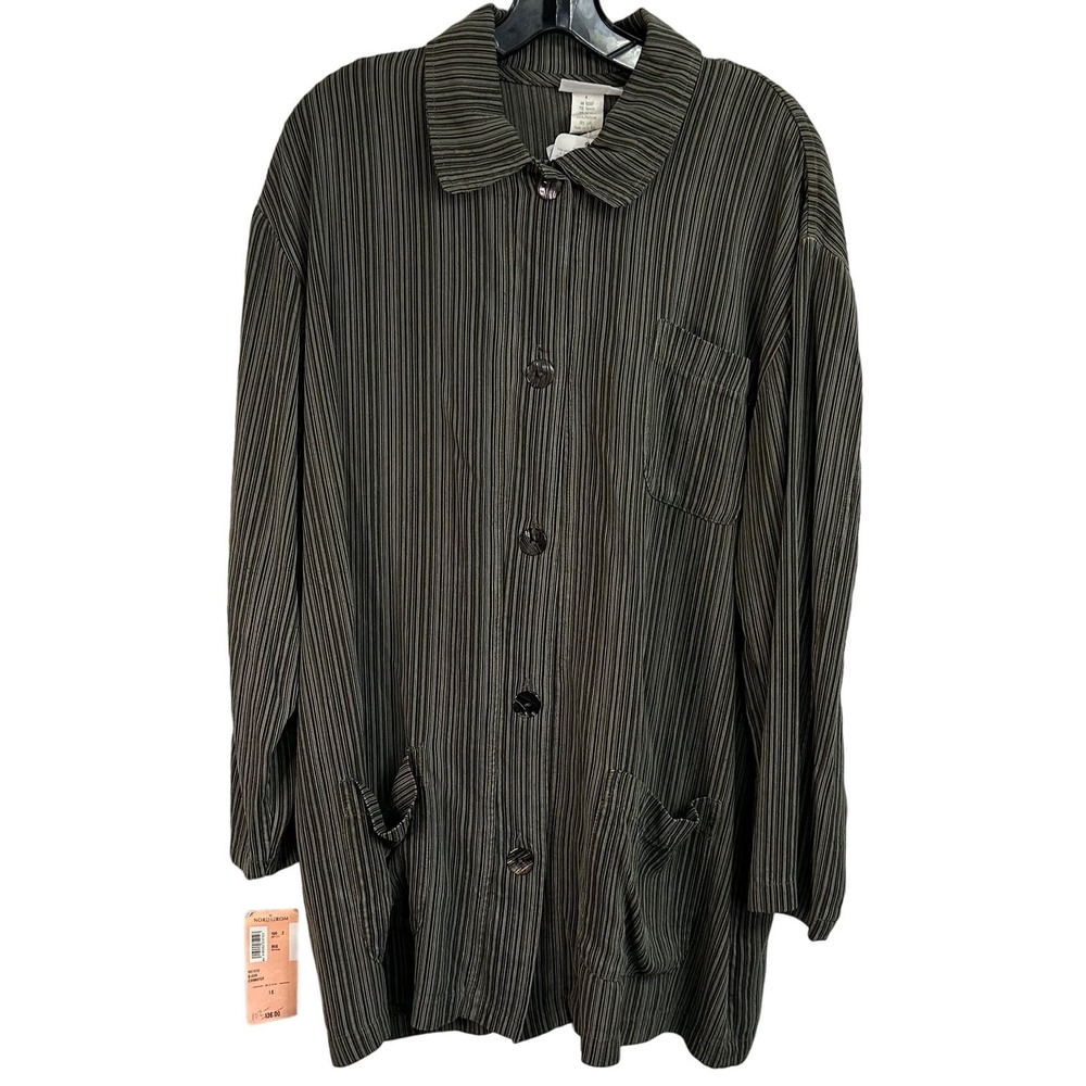Amanda Gray 2 Vintage Draped Lightweight Jacket Blouse Women's Size‎ 1X NWT